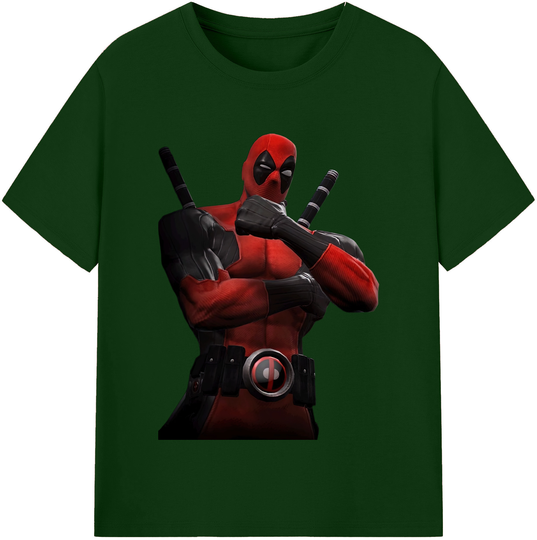 （画像用） Deadpool デッドプール 綿100％半袖Tシャツ（フロントプリント）